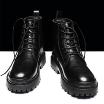 Men Martin boots 2022 New gush Inlenty wind High Shoes Men Winter Cotton Shoes Tooling Tide Boots Warm