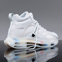 New Summer Breathable Mens Shoes High Help Deodorant Trend 100 Hitch Casual Shoes Teen White Old Daddy Shoe Tide Shoes