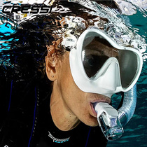 CRESSI costholder F1 snorkeling deep diving diving mirror full dry breathing tube male and female mirror sleeve