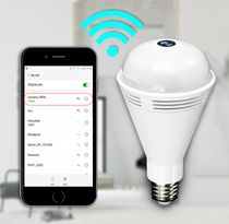 BULB WIFI CAMERA 360 DEGREE Bluetooth CCTV Home Smar Camera