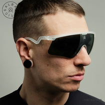 albaoptics transparent jelly white frame riding glasses alba road bike anti-UV goggles sunglasses
