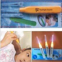 ear spoon non-slip handle luminous ear spoon ear digging ear scoop with light ear spoon with light ear cleaner