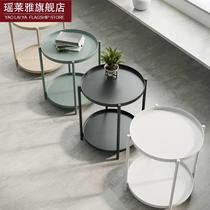 Mahjong table tea table tea water rack chess board room special living room home small tea water cabinet sofa edge a few round minimis