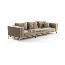 Nordic Creative Three-People Clothing Light Luxury Sofa Combination Designer Modern Furniture