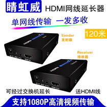hdmi network extender optical transceiver one-to-many-turn network transmitter connector fiber amplifier support IR