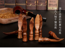 VIKSS Vickers Ma pear pimple tobacco knife full flower handmade tobacco knife press Rod rhamstone pipe accessories old material