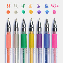 Fruit fragrance metal flash pen color fluorescent pen box diy card photo album accessories