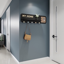 Hanging clothes hooked shelf Multi-functional entrance door Xuanguan creative personality hanging clothes hanger wall-mounted wall clothes hat hanger