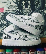 (Custom appreciation)AF1 sneakers custom comic hand-drawn Naruto slam dunk master Batman graffiti