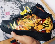  (Customized appreciation)AF1 sneakers custom Naruto theme Sasuke Naruto DIY hand-painted basketball shoes