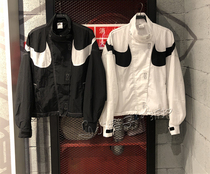 2021 Autumn New Womens Big Hook logo woven collar sports leisure windproof jacket coat DD5585