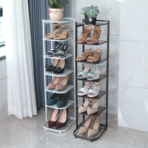 Shoe Rack Subdoorway For Home Economy Type Small Narrow Simple Shoe Rack Multilayer Dust-Proof Province Space Shoe Cabinet Containing Deity
