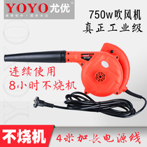 Youyou small blower 220V industrial computer hair dryer soot blowing electric dust collector dust blowing ash household