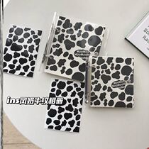 South Korea ins loose-leaf transparent sparkling milk cow pattern photo album 3 inch 4 inch picker photo storage book