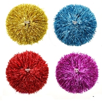  Big medium and small cheerleaders hand flower la la exercise team flower ball color ball Lara flower ball dance event props