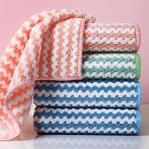 Kitchen supplies dishcloth thickened cloth absorbent wipe table lazy person to oil dishwashing towel housework cleaning towel