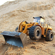 Tong Li 10 Channel all alloy remote control forklift Huina 583 four-wheel drive loader children Boy 7-14 year old toy