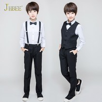Boy summer dress Piano performance suit Suit Big boy British style Flower girl Boy dress Wedding suit Small suit