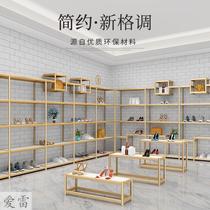 Boutique shoe shop shoe rack display rack shoe shop shelf shopping mall multi-layer window shoe rack bag display rack