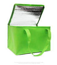Thickened non-woven aluminum foil portable insulation bag refrigerated takeaway lunch bag seafood box fresh ice bag