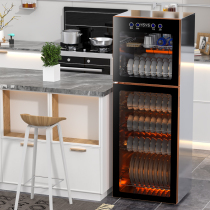Mrs. Ding Enhaos disinfection cabinet household small vertical large capacity stainless steel kitchen tableware commercial disinfection cupboard