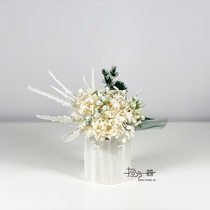 New Chinese negotiation table floral art combined light lavish cryolite bar floral with flower pendulum swatter sample plate room for sale with decoration