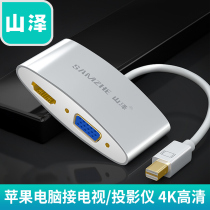 Shanze minidp to hdmi vga two-in-one converter for Apple Computer projector TV Lightning connection
