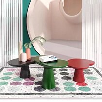 Nordic Wind GRP Mushroom tea table Lucid Glossy a few net red irregular tea table light and luxurious living room Coffee table