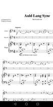 Friendship forever double violin piano accompaniment score violin score HD PDF format