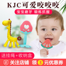 Spot Japanese local giraffe bite toy baby grinding stick 3 months bite glue gum