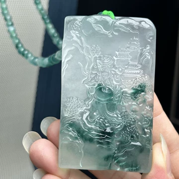 翡翠山水牌冰种-翡翠山水牌冰种促销价格、翡翠山水牌冰种品牌- 淘宝