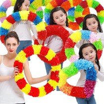 Garlands Hand-held dance Hard ring Steel wire garlands Sports Games admission encrypted hand-held props Kindergarten dance