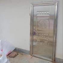Golden shield door industry special door 304 stainless steel door stainless steel anti-theft door non-embroidered steel entry door entry garage door