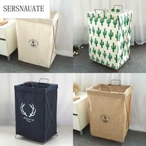 Recycling shoe cover frame room clothing storage box Model Room large toy finishing storage basket storage basket dirty clothing cover