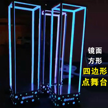 Point stage bar atmosphere props jumping stage platform movable gogo stage led luminous nightclub interaction