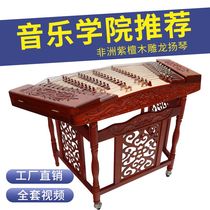 402 Yangqin Musical Instrument Yangqin Professional Redwood Mahogan Pear Wood Introduction to the Yangqin Instrument