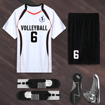 New volleyball uniform team uniform custom suit mens game clothing short-sleeved quick-drying air volleyball suit womens sports training suit