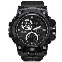 Double show military watch mens special forces waterproof mens outdoor anti-drop multifunctional sports diving electronic luminous watch