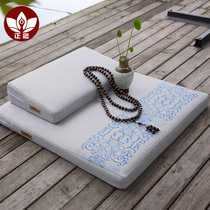 Mindfulness Su embroidery Xiangyun cushion meditation mat home Zen cushion thick static cushion cushion worshiping Buddha kneeling cushion Futon