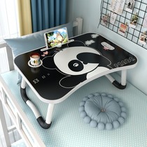 Bed Small Table Foldable Student Notebook Computer Desk Sloth Learning Dorm Bed Upper Table Cartoon Desk
