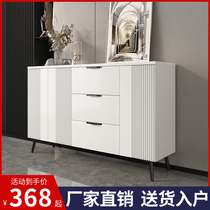 Rock board dining cabinet modern simple luxury wine cabinet integrated wall cupboard living room tea cabinet multifunctional locker