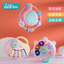 Baby Music hand rattle can bite 3-6 three months new baby multi-functional educational early childhood toys 0-1 years old