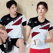 2021 new PGNC badminton suit womens super cool quick-drying ball suit mens sports short-sleeved tennis suit group purchase
