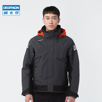 Decathlon flagship store jacket mens outdoor sailing windbreaker Waterproof warm jacket mens spring and autumn sailing ODT2