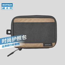 Decathlon travel passport bag ticket holder certificate storage card bag protective cover wallet ID bag storage clip ODAB