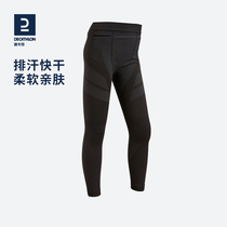 Dickom Children Knit Tight Pants Children Sports Tight Pants Men Tight Pants Pants Underpants Boy Autumn Winter KIDK