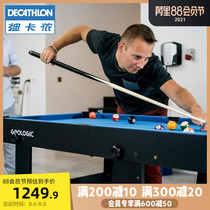 Decathlon foldable pool table Indoor leisure and entertainment pool table Small household American pool table IVG6