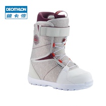 Decathlon ski shoes womens snowboarding shoes light and comfortable cushioning ski shoes Childrens snowshoes OVWN
