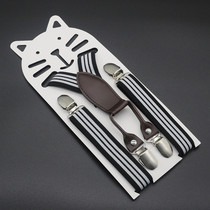 Childrens strap clip performance male and female baby performance suspender belt adjustable anti-drop pants clip baby elastic strap