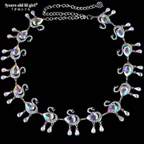 Belly dance waist chain color diamond New Wild beginner dance tassel chain New BM153